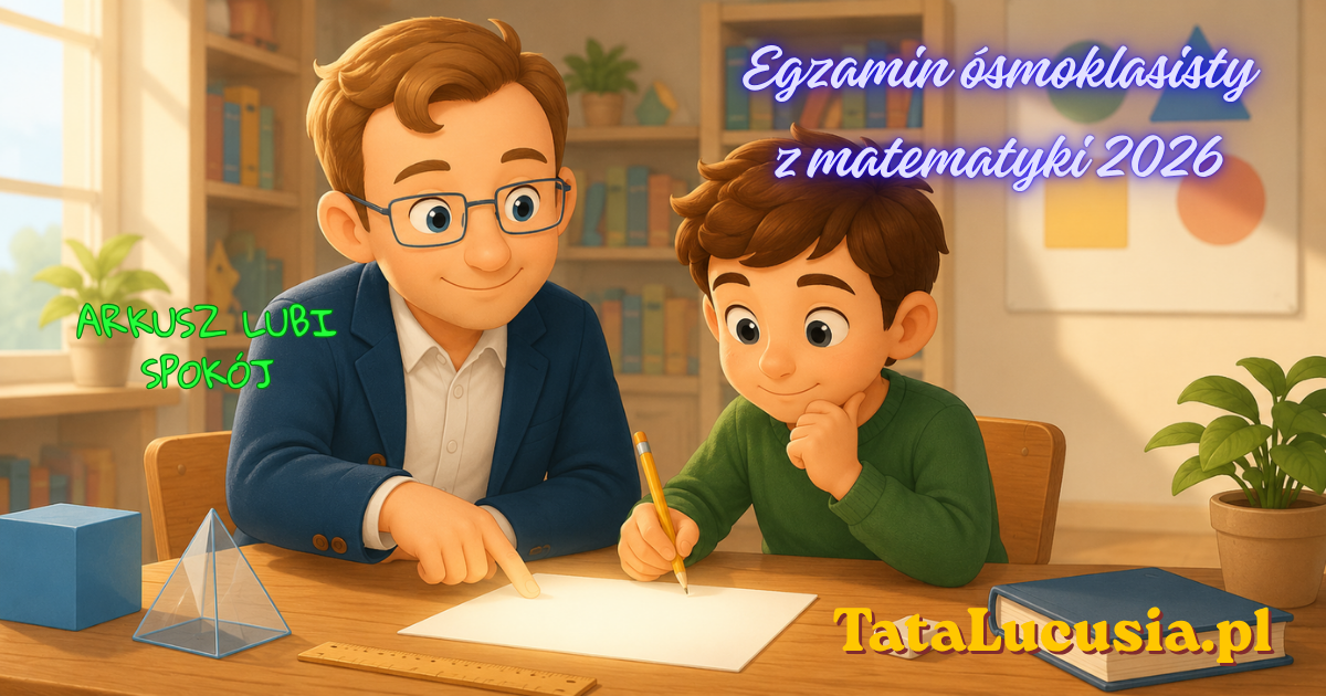 Szeroka ilustracja edukacyjna przedstawiająca biurko z arkuszem